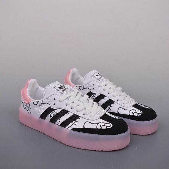 Adidas Shoes - Adidas Samba Vegan Sneaker White Pink